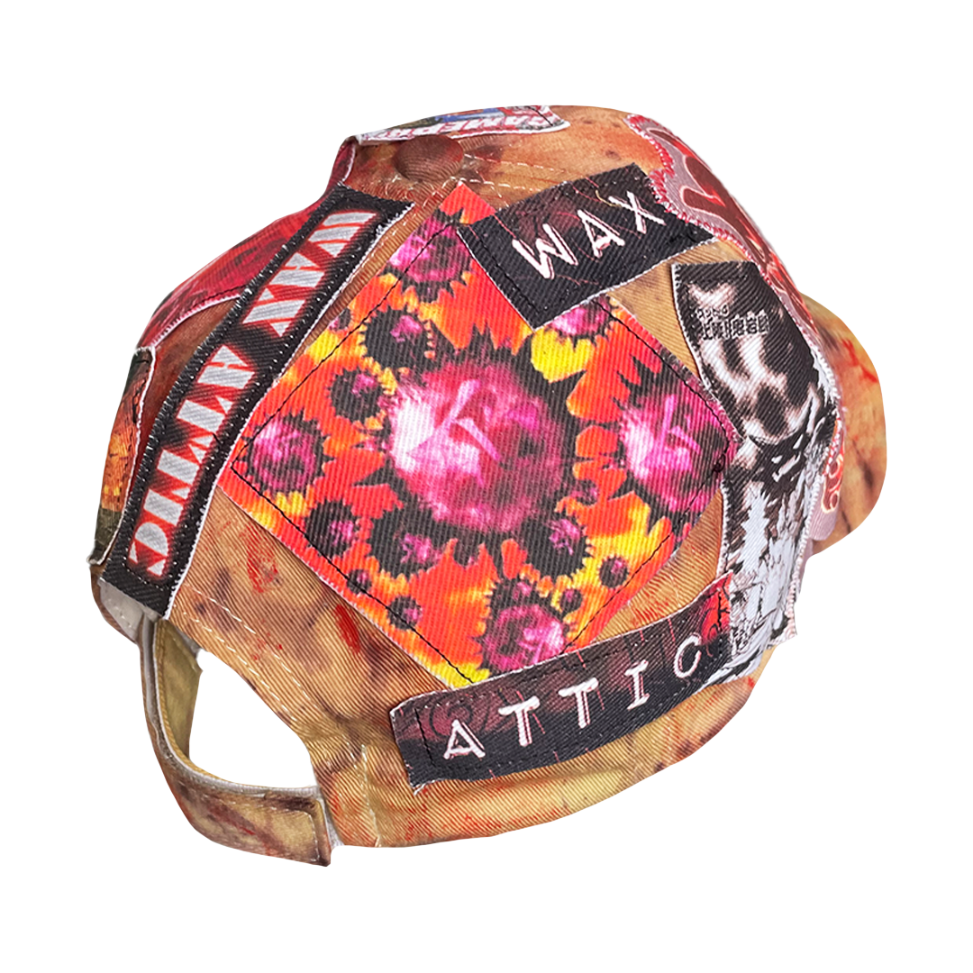 Angry Face Hat (Dried Bubble Gum) 1/1 - OS main image 1