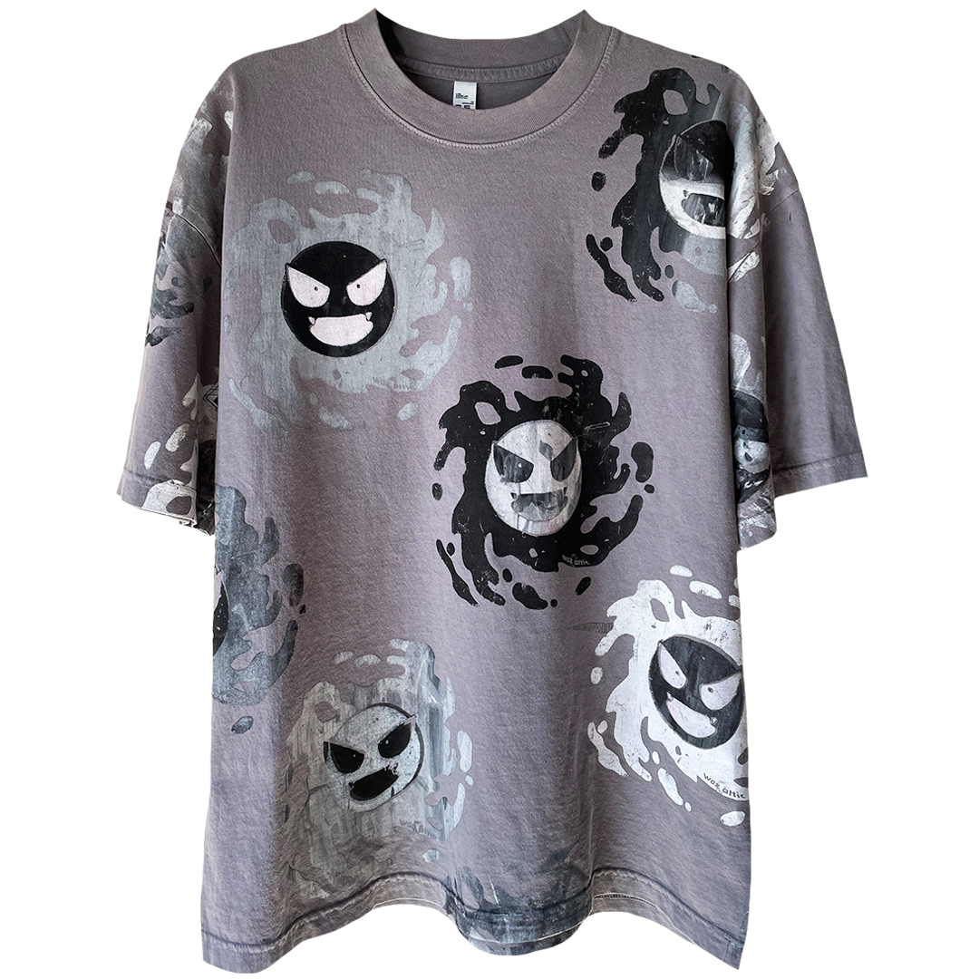 Apparitions Tee (Grayscale) 1/1 - Large - Made In a Wax Attic