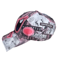 Angry Face Hat (Dried Bubble Gum) 1/1 - OS